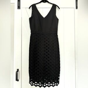 White House Black Market Midi Sleeveless Dress